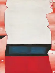 Jerzy Nowosielski, Zwei Frauen, 1982, Öl auf Leinwand