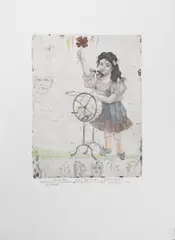 Jiří Anderle, Shamrock, 2012, coloured etching, paper
