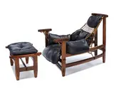 Jean Gillon, Sling chair and ottoman (2)