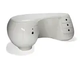 Maurice Calka, Boomerang desk, 1970; this example produced later