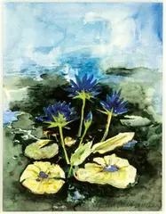 John Alexander, Untitled (2), 1997, Watercolor and graphite on paper