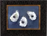 John Alexander, Oysters with Blue Background