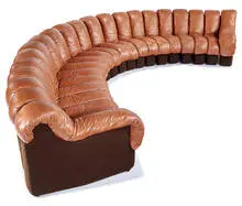 Ueli Berger, Non Stop sofa, 1972, De Sede for Stendig