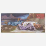 Kehinde Wiley, Collection of six signed books and exhibition poster, 2006-12, offset lithograph in colors, bound exhibition catalog