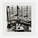 Herbert Matter, Calder with Mobile (for the Hotel Avila) (from the Calder by Matter portfolio), gelatin silver print