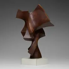 Edmond Casarella, Soaring, 1975, patinated bronze