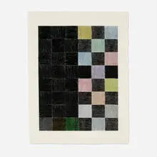 McArthur Binion, Sawyer: Suite: XXVI, 2013, laser print collage, staonal crayon and graphite on paper