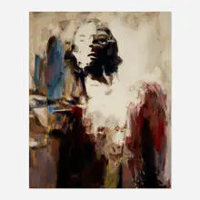 Balcomb Greene, Figure, c. 1960, oil on canvas