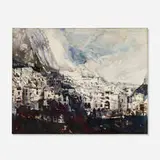 Balcomb Greene, The City and the Mountain, 1964, oil on canvas