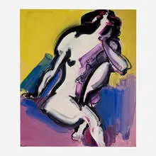 Nude by Nicholas Marsicano, c. 1982, oil on canvas, sold Sep 2023