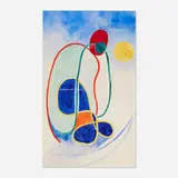 Abstract Composition by Hilla Rebay, watercolor on paper, sold Sep 2023