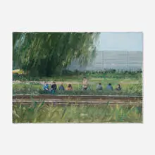Still Time by Serban Savu, 2010, oil on canvas, sold Sep 2023