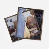 Brendan Fowler, Fall, 2009, painted wood frame construction, C-print, plexiglass