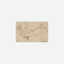 Milton Avery, Burnt Grass, 1951, ink on paper