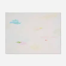 Peter Coffin, Untitled (Clouds), 2001, digital C-print mounted to Sintra