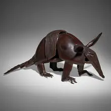 John Kearney, Armadillo, 1998, bronze