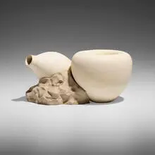 Anish Kapoor, Chastre, 1994, porcelain and earthenware with slip glaze