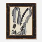 Hunt Slonem, Untitled, 2017, oil on panel in artist's frame
