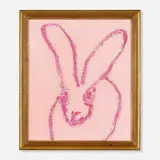 Hunt Slonem, Untitled, 2017, oil and acrylic with diamond dust on panel in artist's frame
