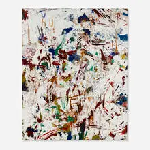 Jonas Lund, Flip City 38, 2014, digital painting on canvas, gel medium and GPS tracker