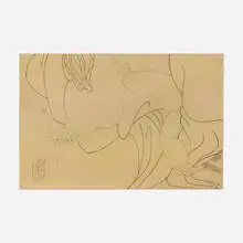 Masami Teraoka, Untitled, 1974, ink on vellum