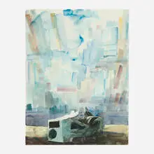 Tomory Dodge, Skylab (Version), 2005, watercolor on paper
