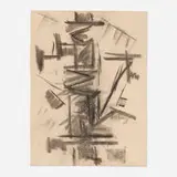 Corinne Michelle West, Object, 1964, charcoal and graphite on paper