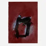 Cleve Gray, Roman Walls #20, 1980, acrylic and marble dust on paper laid to canvas