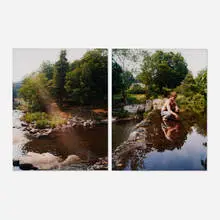 David Hilliard, Norm (diptych), 2005, C-print mounted to aluminum facemounted to acrylic