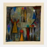 Jorge Riveros, Untitled, oil on linen laid to board
