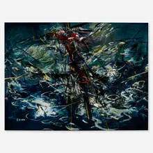 John Alexander, Shipwreck II, 1985, oil on canvas