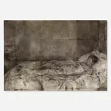Carmen Laffón, Antonio Diaz, 1971-73, charcoal on paper collage laid to board