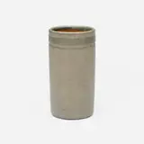 Vase with geometric design by Maude Milner and Sarah Tutt for Marblehead Pottery, sold Jun 2026