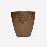 Marblehead Pottery, Vase with conventionalized plants