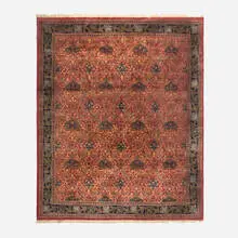 Medium-pile carpet by William Morris, hand-knotted wool, sold Jun 2026