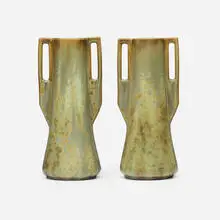 Fulper Pottery, Vases, pair