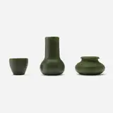 Grueby Faience Company, Collection of three vessels