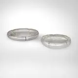 The Kalo Shop, Round lobed bowls, set of two