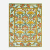 Art Nouveau Style, Medium-pile carpet, hand-knotted wool