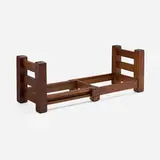 Gustav Stickley, Adjustable book rack, c. 1904-07, oak