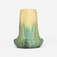 Fulper Pottery, Large buttressed vase