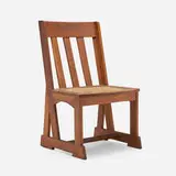 Stickley Brothers, Chair, c. 1906, oak, rush
