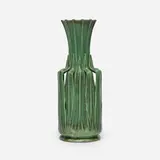 William J. Dodd for Teco Pottery, Reticulated vase, model 85