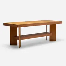 Frank Lloyd Wright, Usonian library table, c. 1953, pine