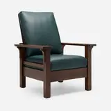 L. & J.G. Stickley, Fixed-back Morris chair, model 411