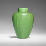 Grueby Faience Company, Vase, 1899-1910, glazed earthenware
