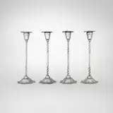 Marie Zimmermann, Floriform candlesticks, set of four