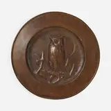 Liberty & Co., Large plaque with owl and crescent moon