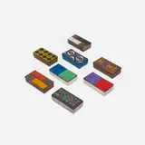 Aldo Londi, collection of eight lidded boxes