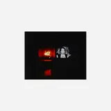 Joan Crawford's Eyes on Fire - Thanksgiving, New Jersey by Nan Goldin, 2005, cibachrome print, sold Oct 2017